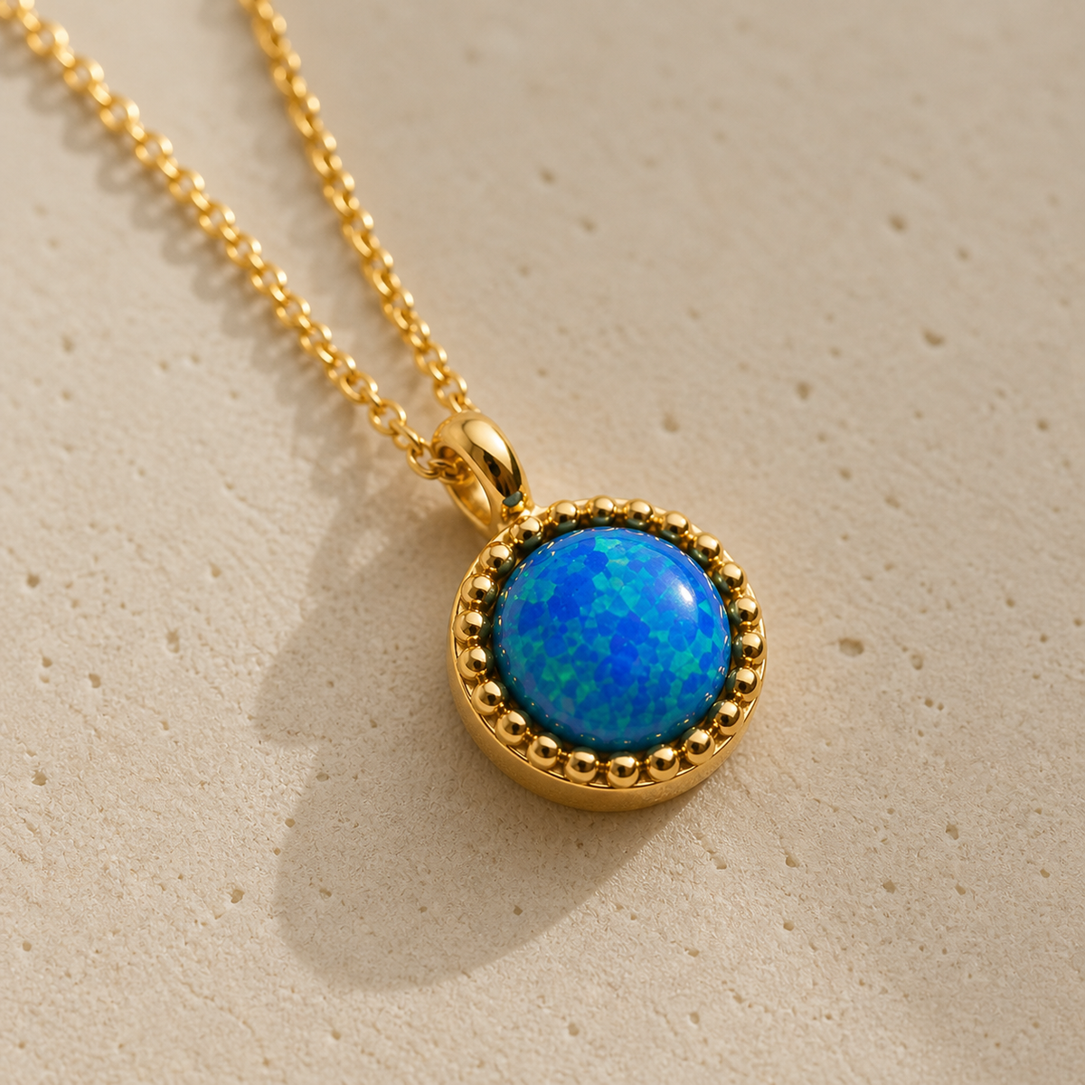 Blue Opal Necklace