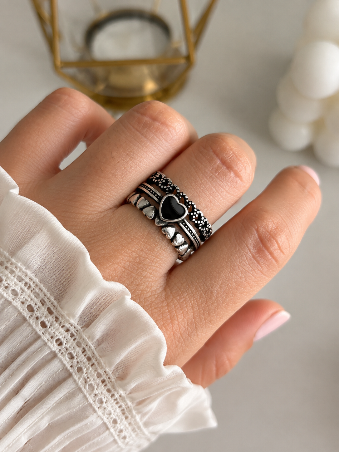 Black Heart Ring