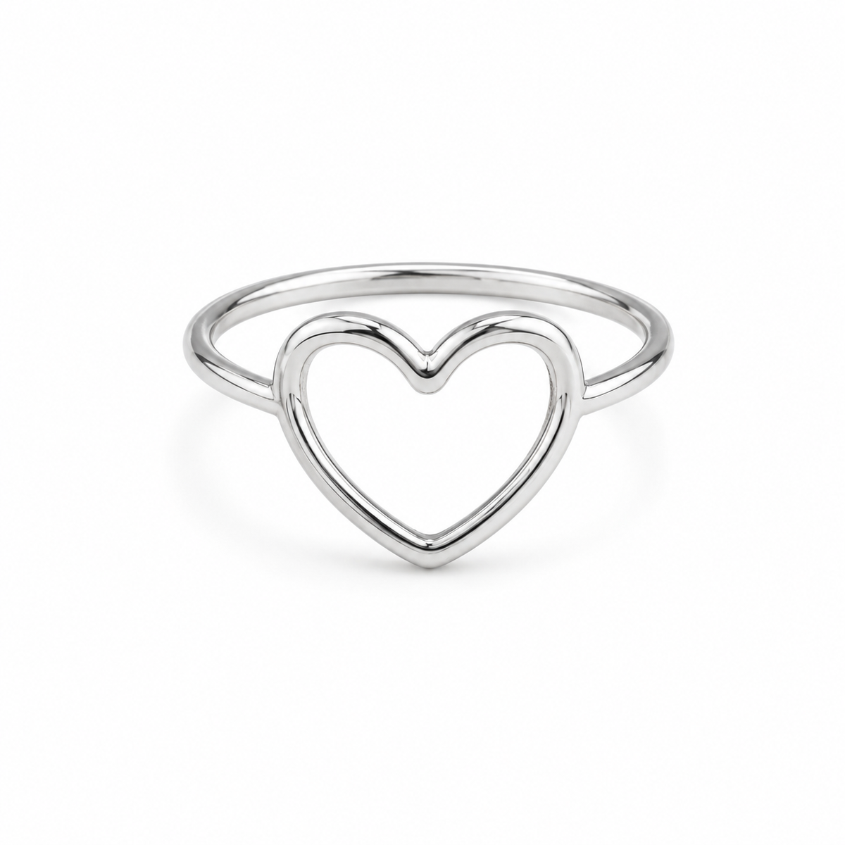 Heart Silver Ring