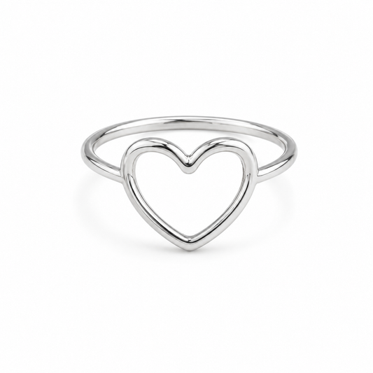 Heart Silver Ring