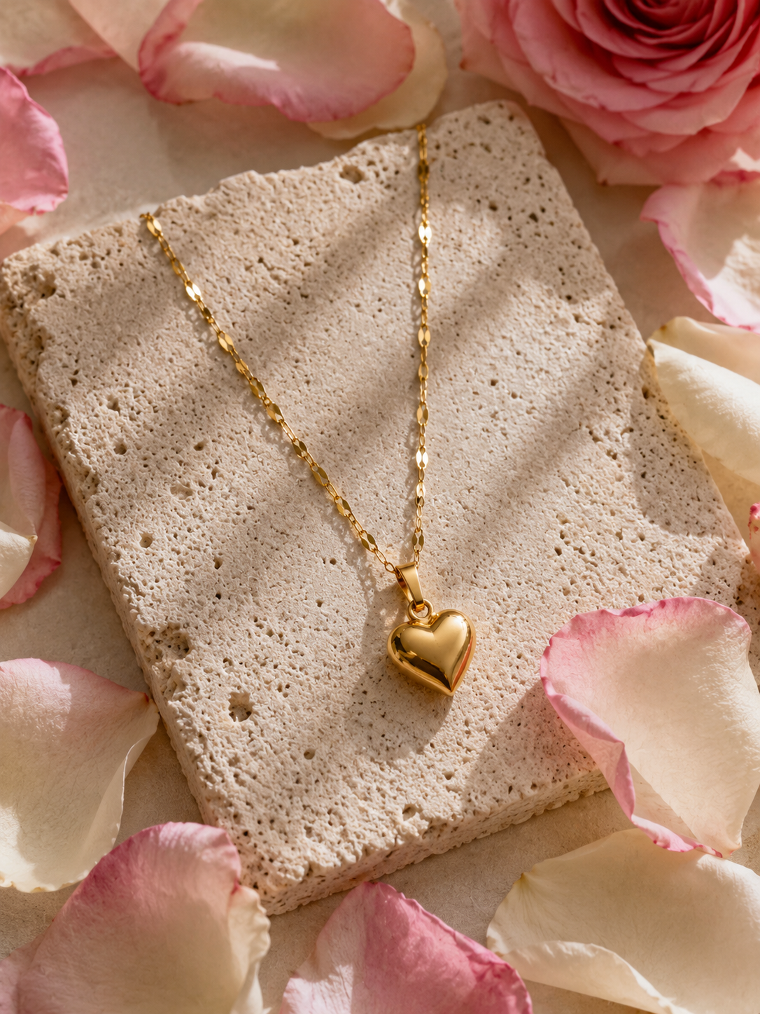 Herz Halskette Gold