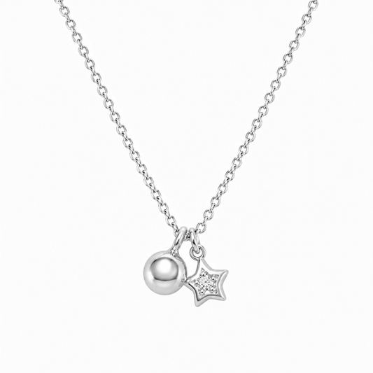 Zirkonia Star Necklace