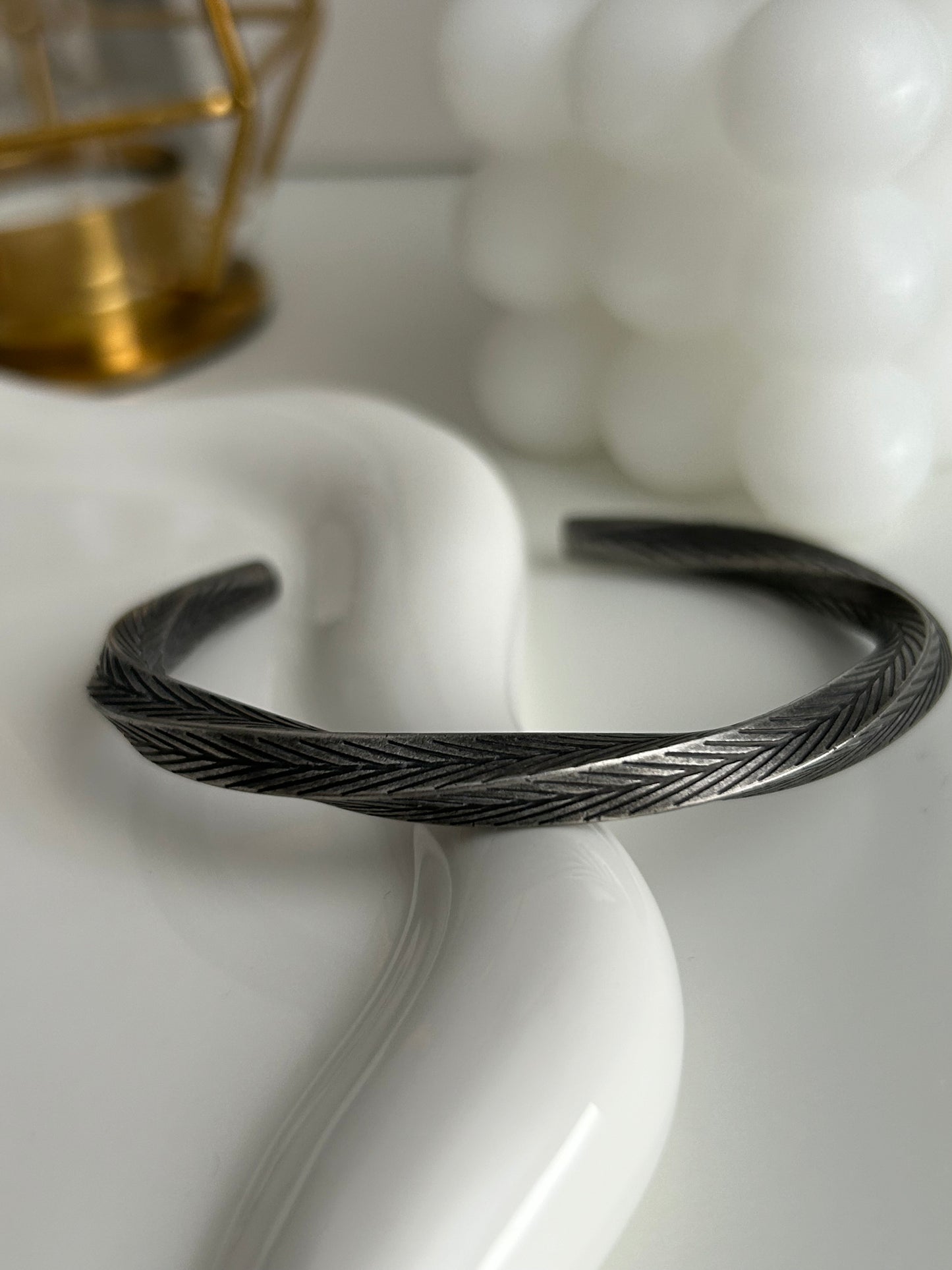 Nordic Viking Armreif -Titan Stahl