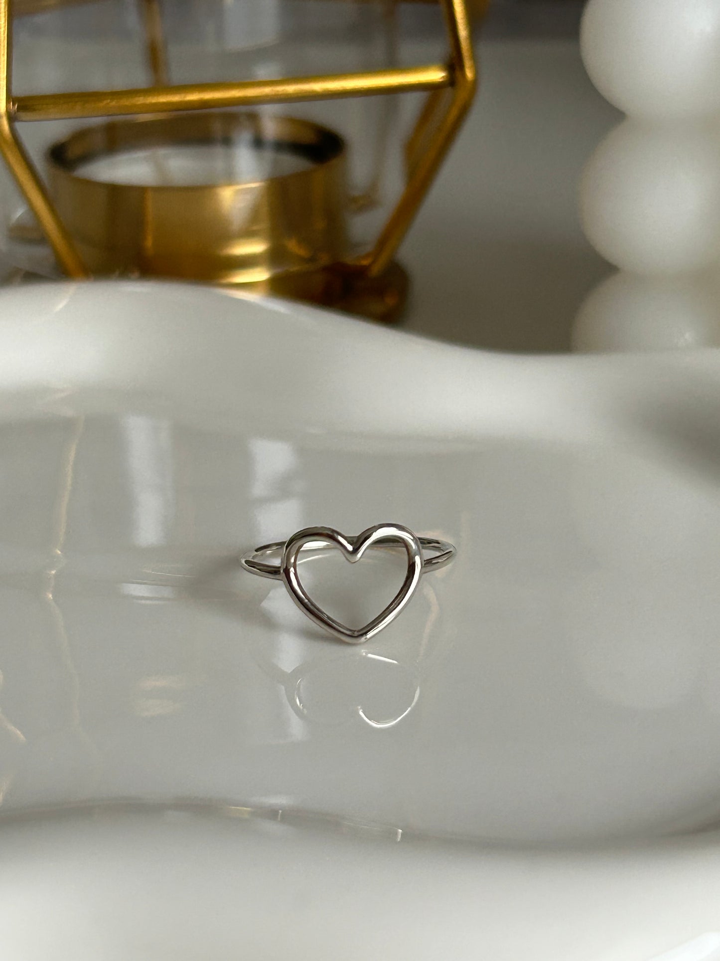 Heart Silver Ring