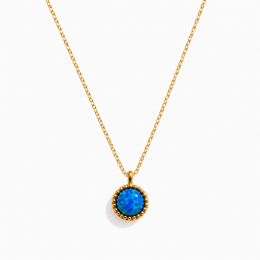 Blue Opal Necklace