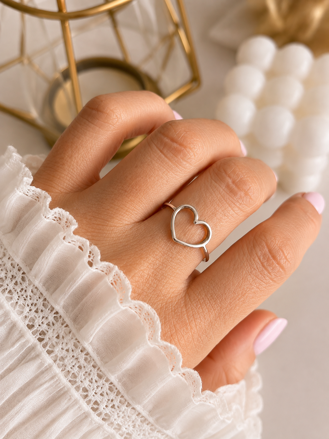 Heart Silver Ring