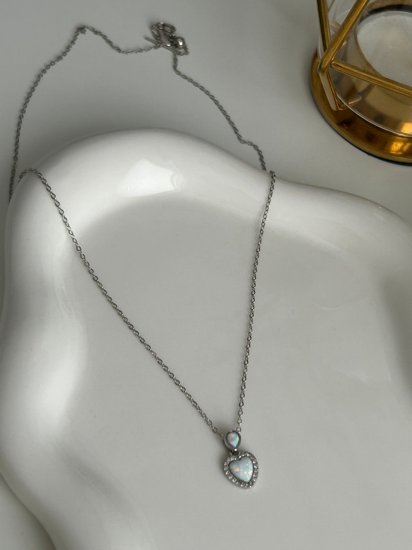 Halskette in Herzförmig