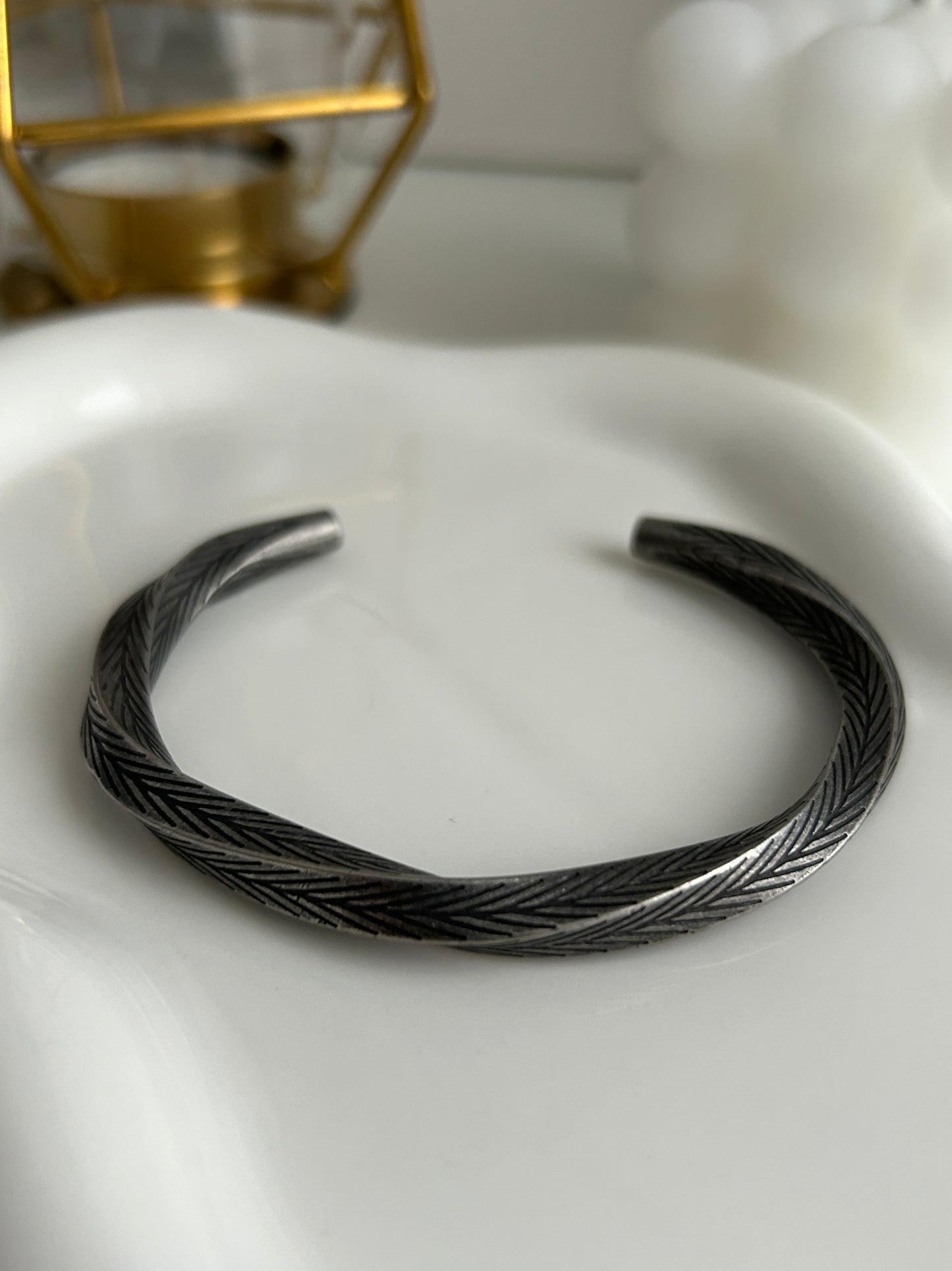 Nordic Viking Armreif -Titan Stahl