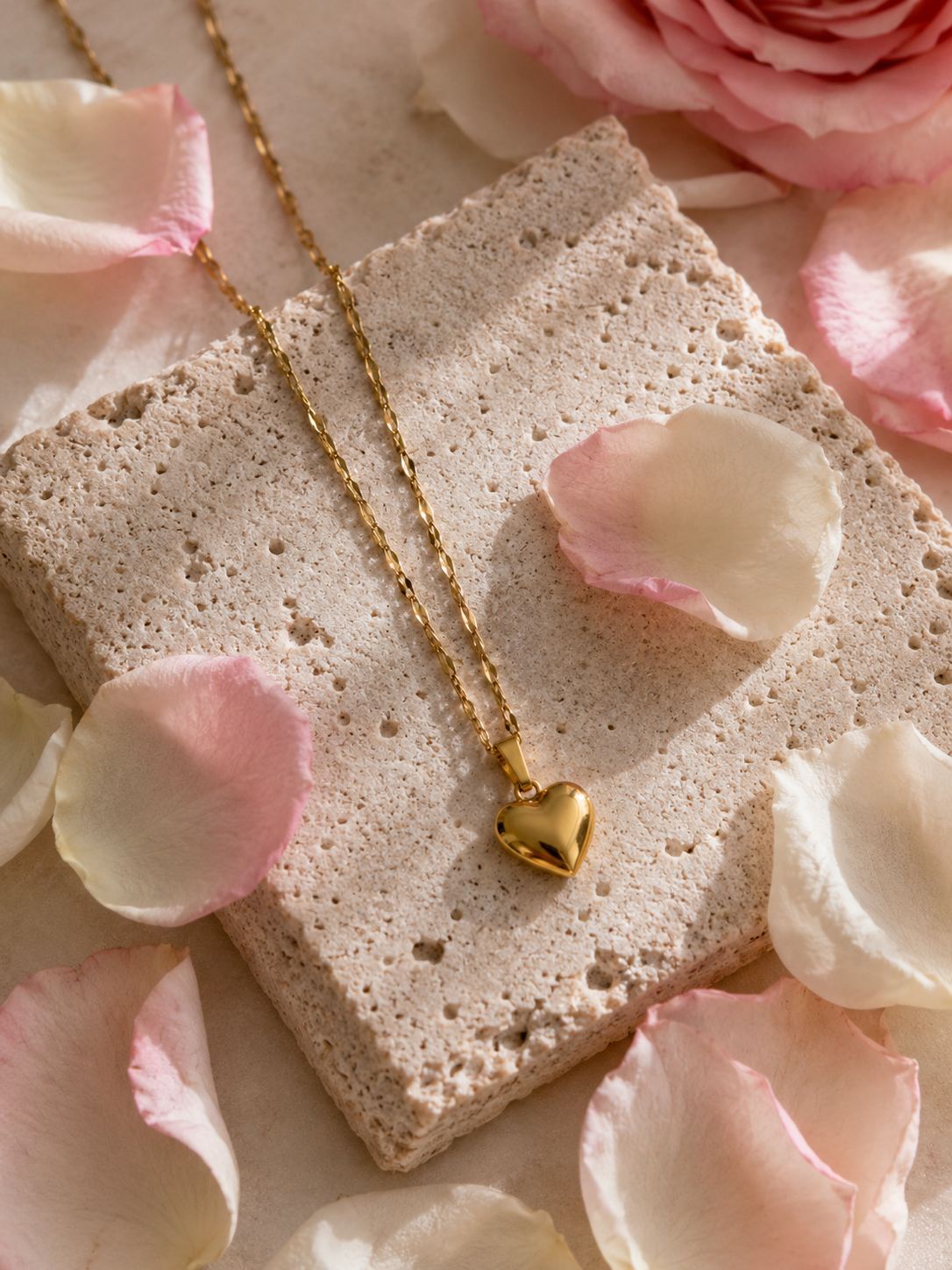 Herz Halskette Gold