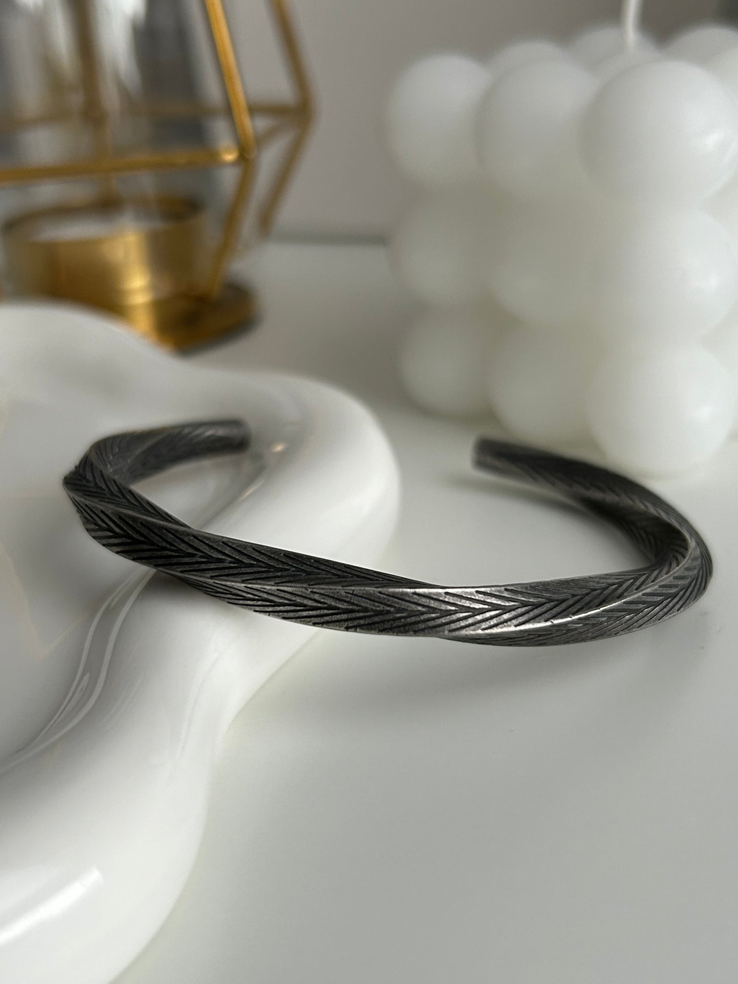 Nordic Viking Armreif -Titan Stahl