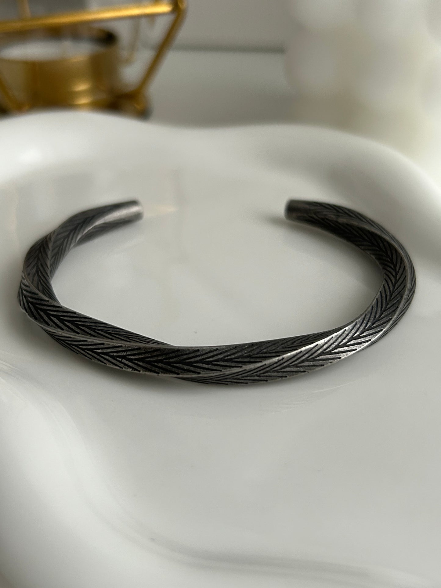 Nordic Viking Armreif -Titan Stahl