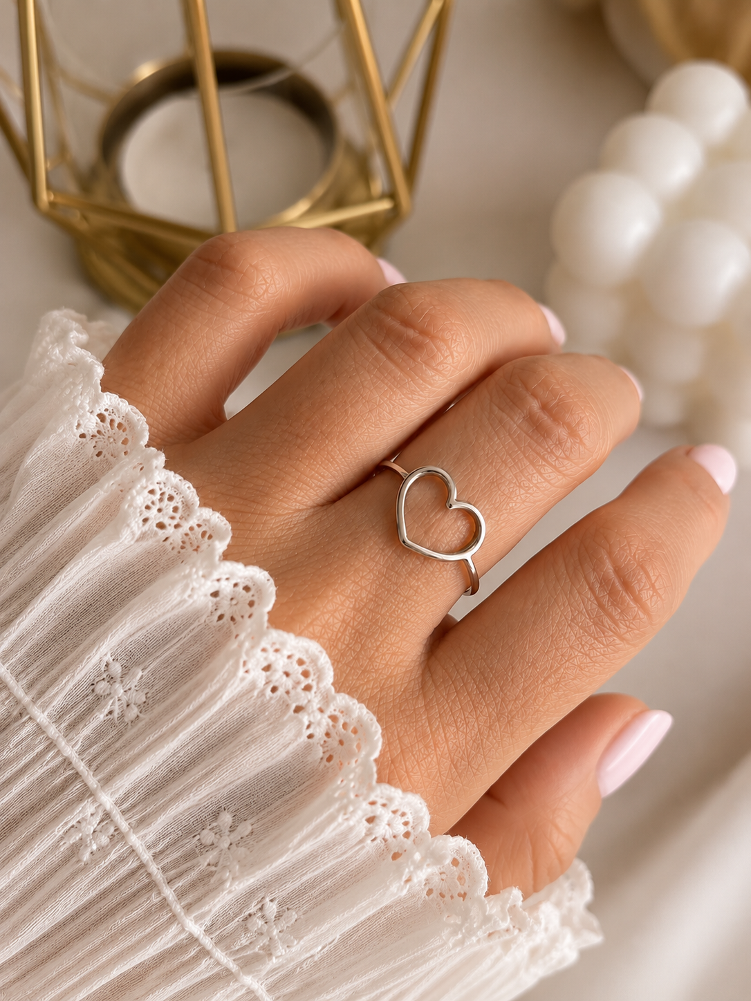 Heart Silver Ring
