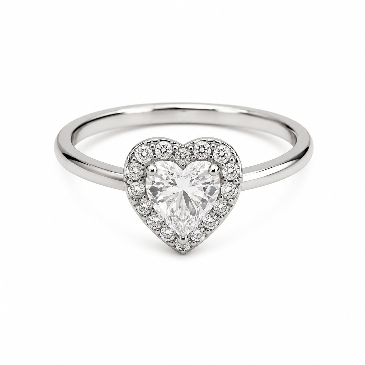 Powder Heart Ring