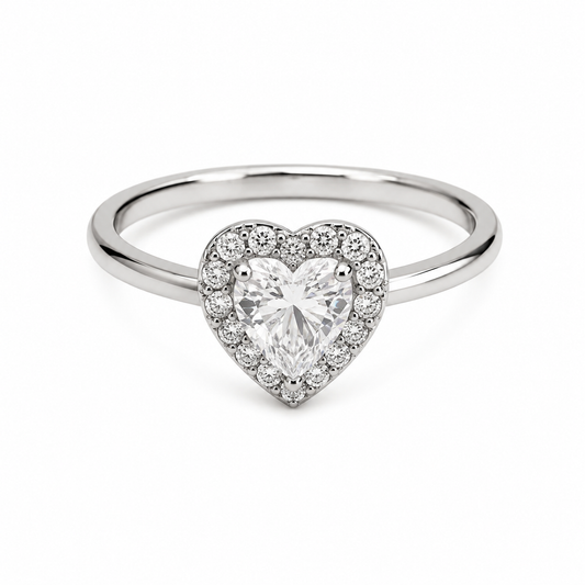 Powder Heart Ring
