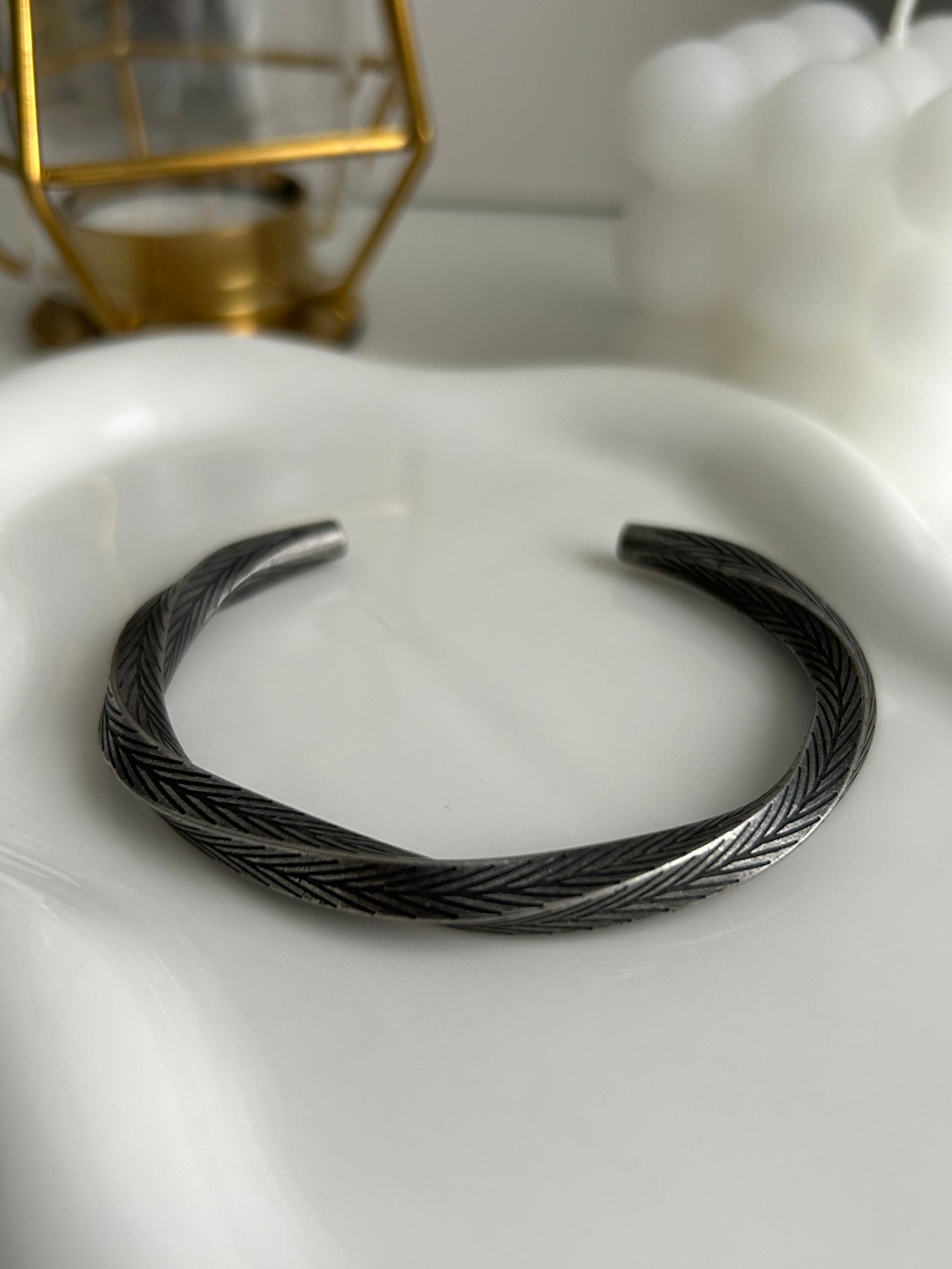 Nordic Viking Armreif -Titan Stahl