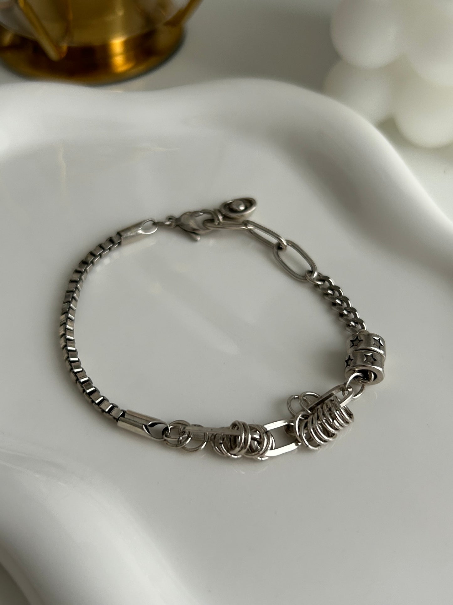 Armband Kette Silber